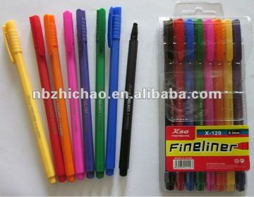 newly designed Fineliner marker [XSG factory directly sell] non-toxic Pass test water-based marker color box packing