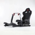 simulador se negro con asiento de cubo