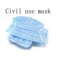 Three-layer filter adult dust-proof melt-blown cloth mask