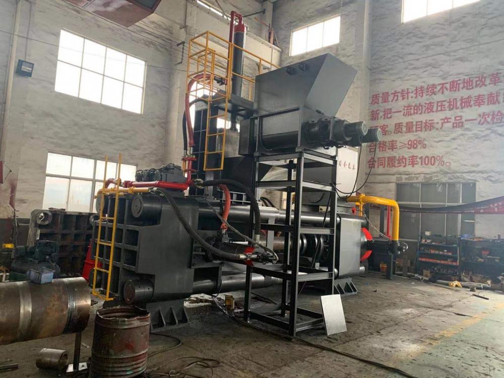 Steel Chips Scraps Sawdust Granules Blocks Making Machine