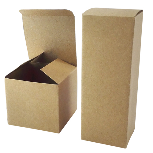 Custom small brown kraft gift paper box