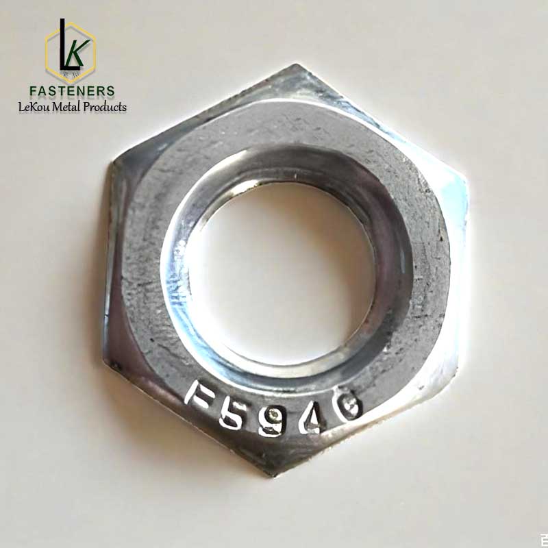 ASTM F594 hex nuts 316 stainless steel