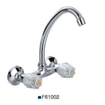 4\" Basin Mixer / Kitchen faucet  with two handle with Chrome plated