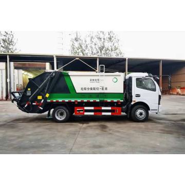 Dongfeng 5m3 kapasitas truk pemadat sampah