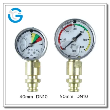 High quality stainless steel case bottom mount mining pressure gauge