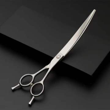 7.0/7.5/8.0 Inch Professional Dog Grooming Scissors Curved Japan VG-10 Shear for Teddy with High Quality Pet Scissors