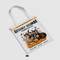 Spooktacular Sounds Halloween Music Fair Canvas Tote Bag