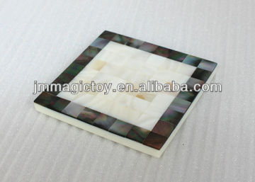 SL-CS002 Natural Black Mother of Pearl Cup Mat