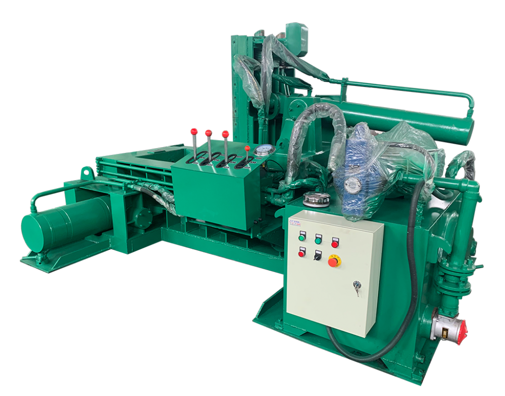 High Density Baling Machine For Ferrous And Non-ferrous