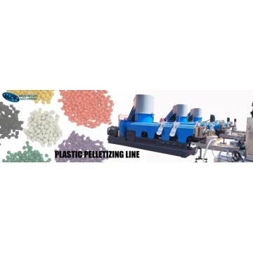 Plastik PE film daur ulang mesin pelletizing granular