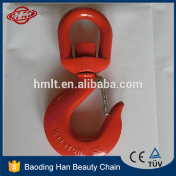 16mm alloy steel g80 swivel safety latch hook
