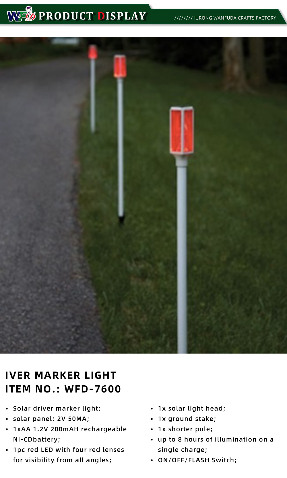 SOLAR LED STRING LIGHT 1-8-X