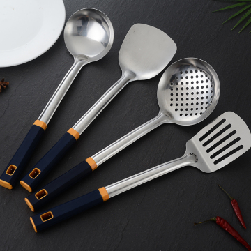Stainless Steel Custom Kitchenware Set: Spatulas, Scoopers, Ladles & More - 7 Piece Set