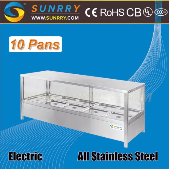 High-Efficiency commercial hot food warmer used catering buffet equipment for sale