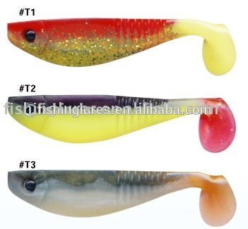 Top selling hand poured of soft plastic fishing lures