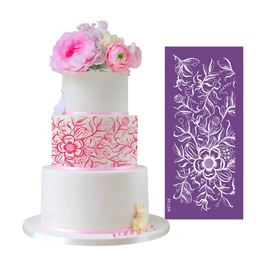 Wholesale Hot Sale Cake Stencils and Molds for DIY Dessert Decorating Tools