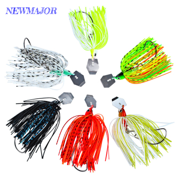 NEWMAJOR Metal Minnow Spinner Baits for Bass Fishing