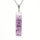 Augen pendant Amethyst Pendants Crystal gravel hexagon women's Fashion necklace