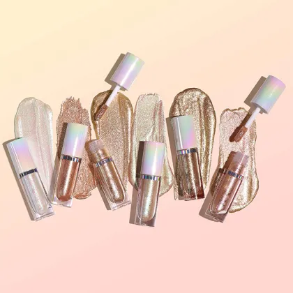 Wholesale Metallic Liquid Highlight Eyeshadow and Glitter Pigment Cosmetics