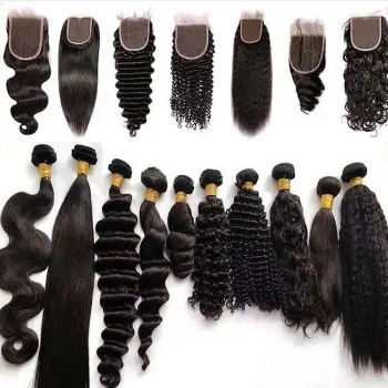Full Cuticle Aligned Raw Virgin Cambodian Hair Can be Dyed Bleached , virgin Hair bundle with 4*4 5*5 swiss lace Closure