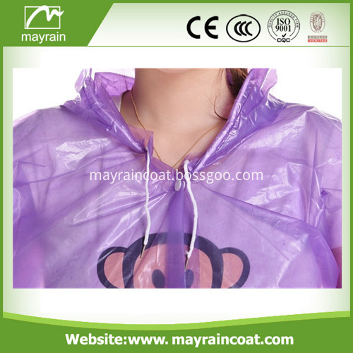 Violet PE Adult Raincoat