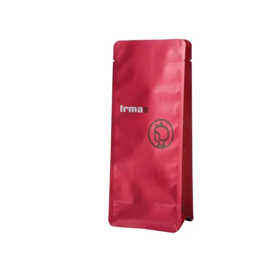 Logo Aluminum Foil Ziplock Coffee Bags For Food Packaging