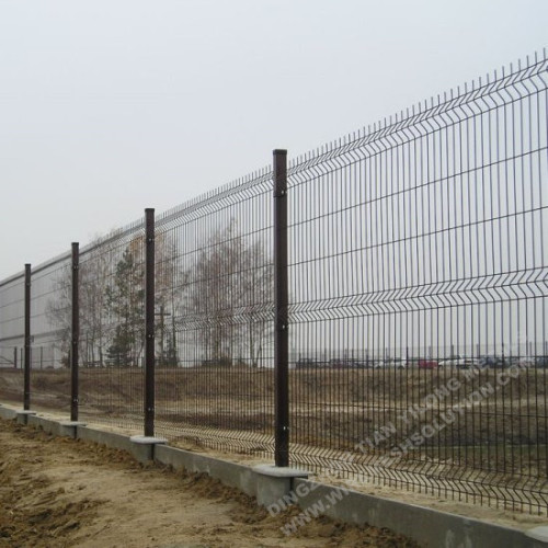 1230mm 3D Curved Fence Panel For Garden