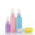 15ml 30ml 50ml 60ml portable perfume pocket macaron color empty pet plastic cosmetic fine mist spray bottles