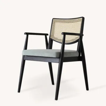 Nordic Italian Luxury Wooden Dining and Cafe Chair