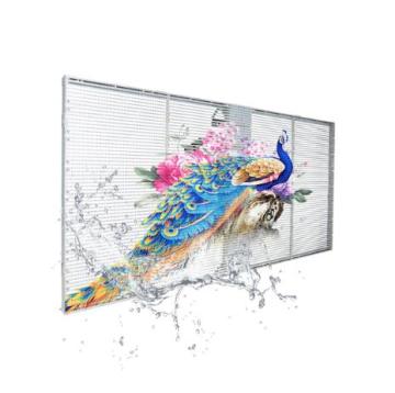 HD Video Advertising LED Display - Indoor P3.91 Transparent Flexible LED Screen