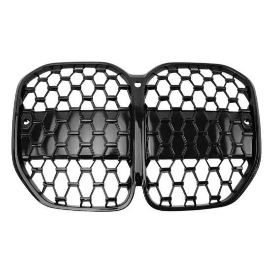 Double Salt Glossy Black Car Grille Accessories for BMW 4 SERIES G22 Front