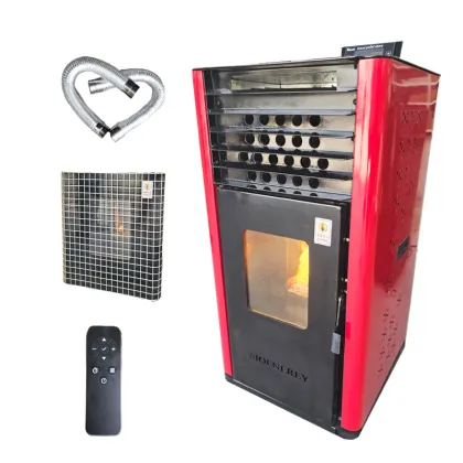 Environmentally Friendly Portable Wood Pellet Stove for Greenhouse Warming