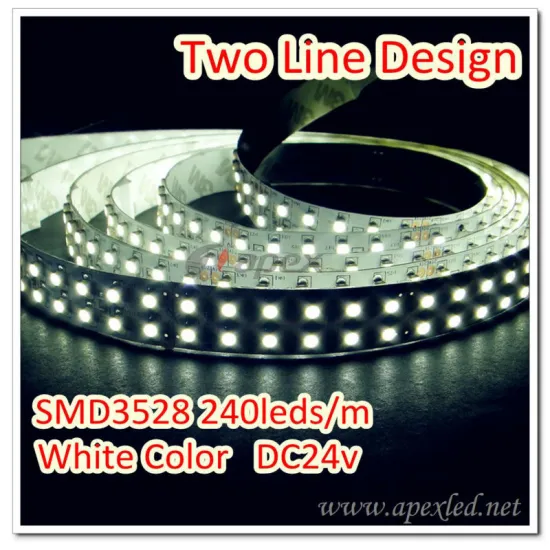 Doubleline smd3528 240leds DC24v led stick strip