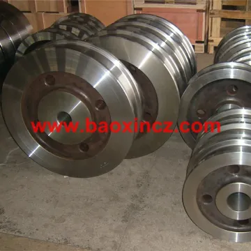 42CrMo Double Flange Forging Wheel