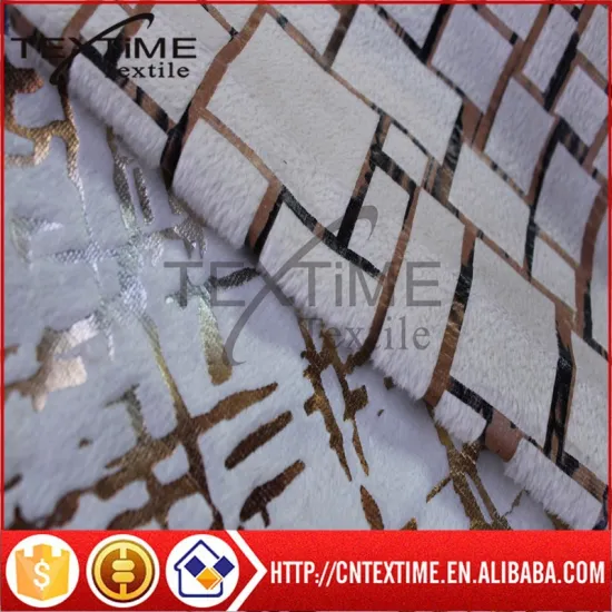 Warp-knitted bronzing micro fabric