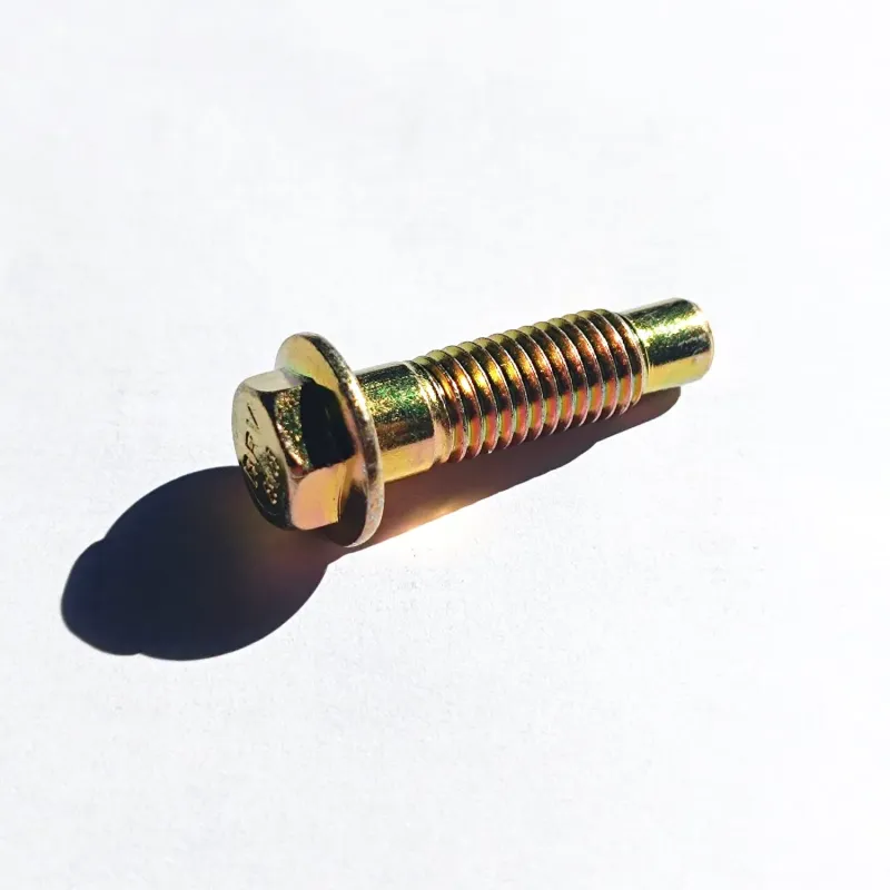 Yellow Zinc Hexagon Socket Flange Bolts 8.8 Grade