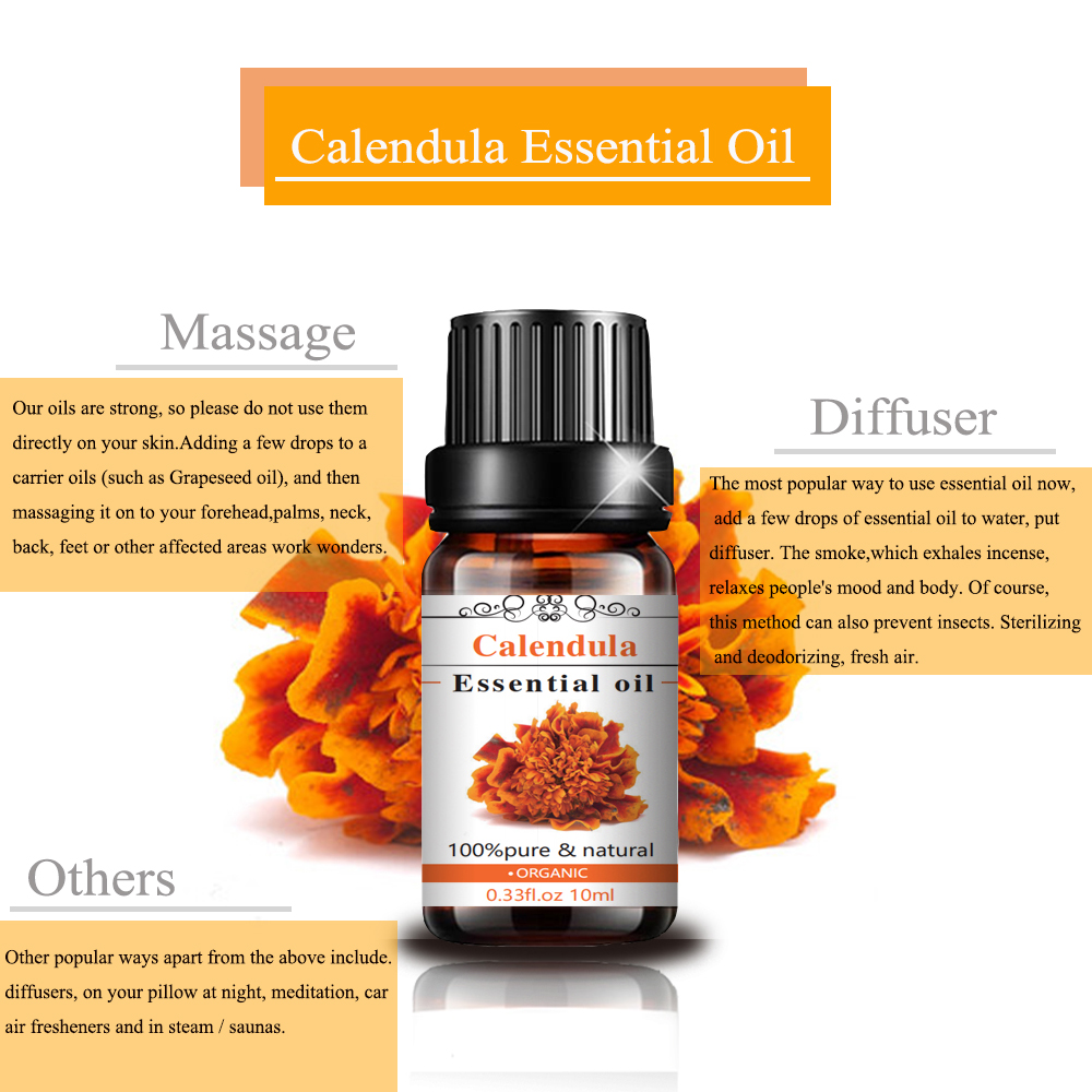 Best Quality 100% Pure Natural Organic Calendula Essential Oil Skin Care