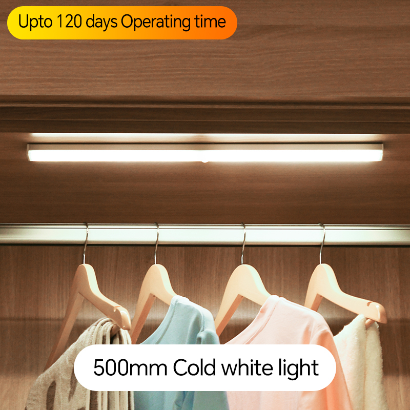 Sensor light for wardrobes, closets, stairways