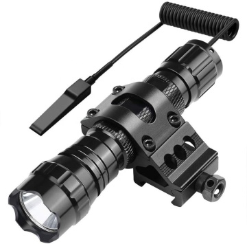 IHUAlite 1000 Lumens LED Tactical Hunting Flashlight with Mount