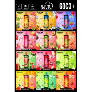 Wholesele Fluum Bar 6000 Puffs Vape Vape 15ml