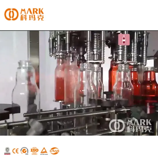Glass Bottle Filling Machine for Juice Making Business Production Line