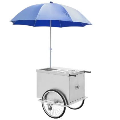 Mobile Food Truck: Stainless Steel Pizza BBQ Trailers & Street Food Carts