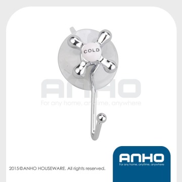 Single hook with simple 1pc suction cup