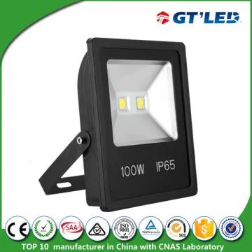 Ultra slim led flood light 100w high lumen 12000lm for outdoor