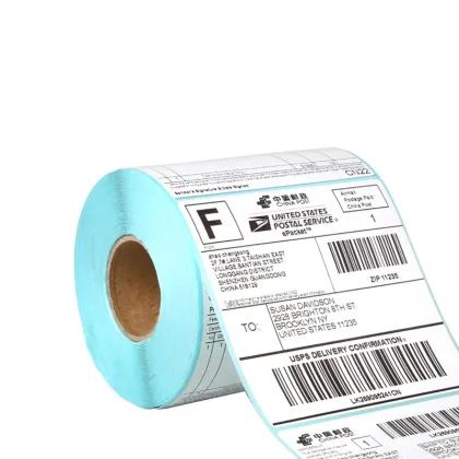 ZEBRA thermal label 4x6 adhesive shipping label
