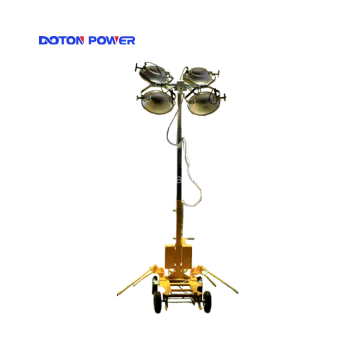 Metal Halide Lamp Light Tower With Diesel Generator