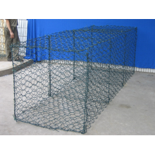 Materassi di gabion saldati verdi PVC rivestito di gabion