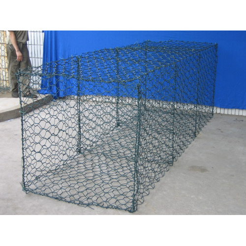 Materassi di gabion saldati verdi PVC rivestito di gabion