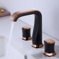 All brass hot and cold basin waterfall tap