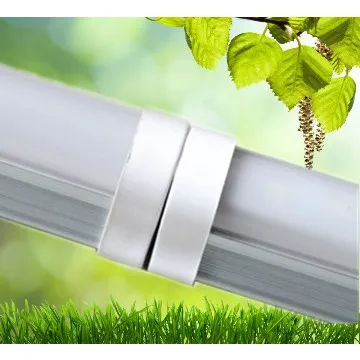 Pure white T8 LED tube 600mm with fixture, AC 90-265V lighting fixture